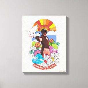The Suicide Squad Peacemaker Flowers & Sunshine Canvas Print