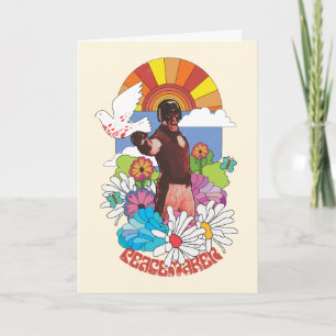 The Suicide Squad Peacemaker Flowers & Sunshine Card