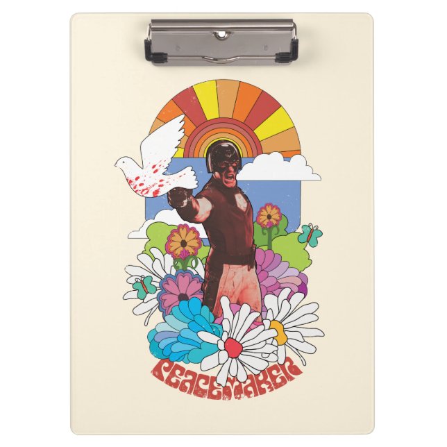 The Suicide Squad | Peacemaker Flowers & Sunshine Clipboard (Front)