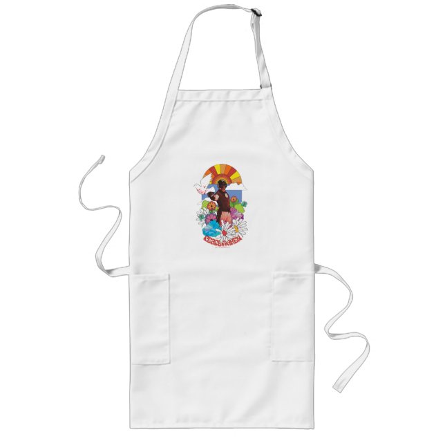 The Suicide Squad | Peacemaker Flowers & Sunshine Long Apron (Front)