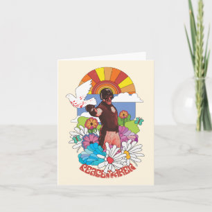 The Suicide Squad Peacemaker Flowers & Sunshine Note Card