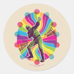 The Suicide Squad   Polka-Dot Man Psychedelic Classic Round Sticker