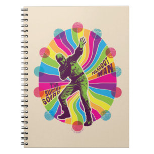 The Suicide Squad Polka-Dot Man Psychedelic Notebook