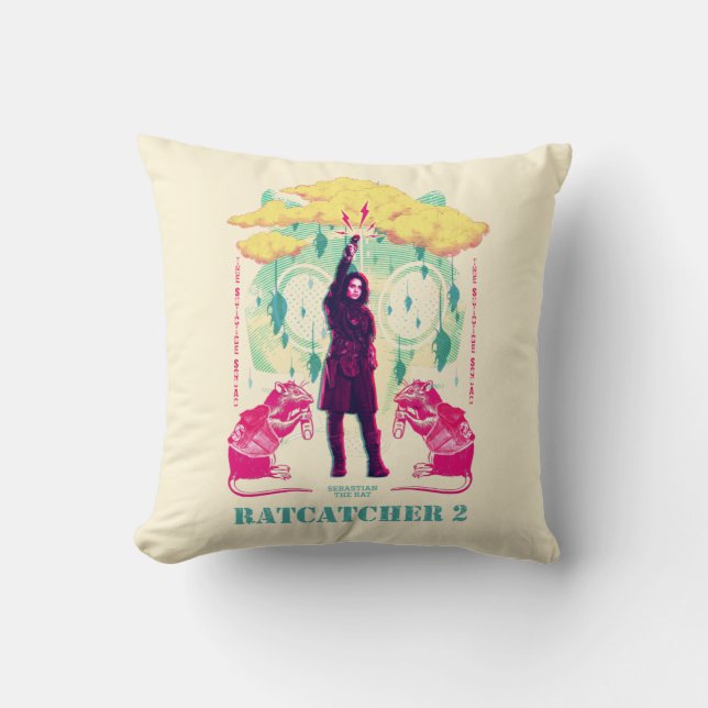 The Suicide Squad | Ratcatcher 2 Illustration Cushion (Front)