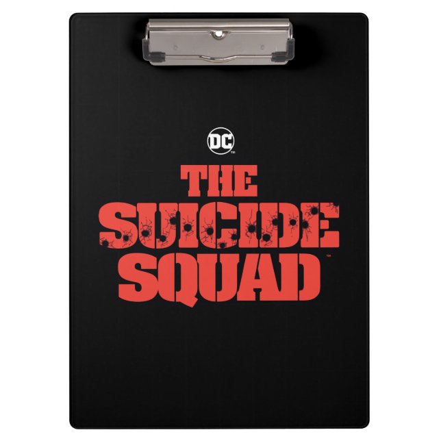 The Suicide Squad | Red and Black Logo Clipboard (Front)