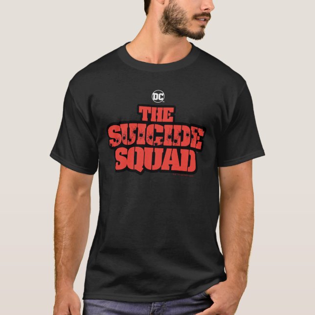 The Suicide Squad | Red and Black Logo T-Shirt (Front)