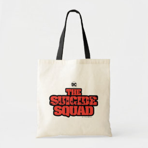 The Suicide Squad Red and Black Logo Tote Bag