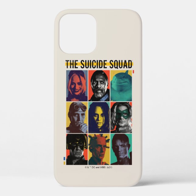 The Suicide Squad | Retro Grid With Harley Quinn Case-Mate iPhone Case (Back)