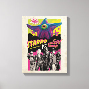 The Suicide Squad Starro Vs The Suicide Squad Canvas Print