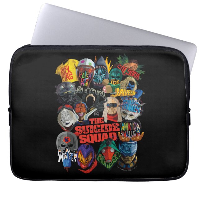 The Suicide Squad | Stylised Avatars Laptop Sleeve (Front)