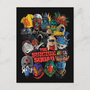 The Suicide Squad   Stylised Avatars Postcard