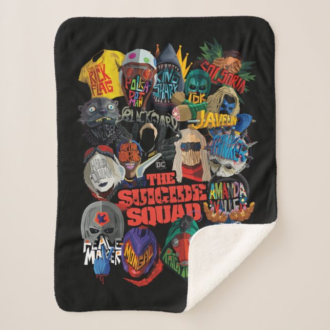 The Suicide Squad | Stylised Avatars Sherpa Blanket (Front)