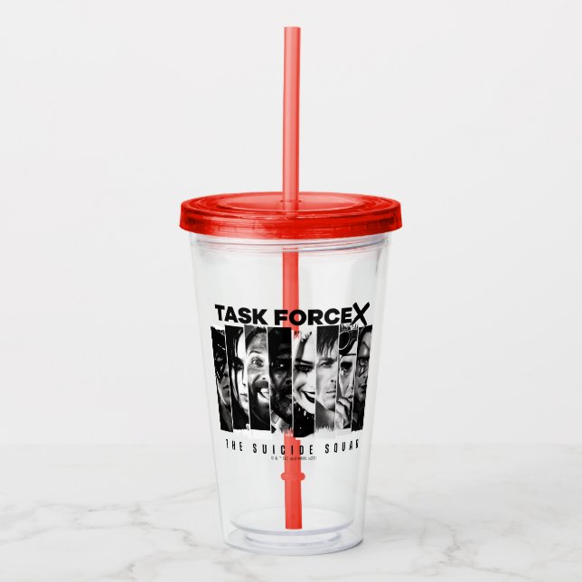 The Suicide Squad | Task Force X Acrylic Tumbler (Front)