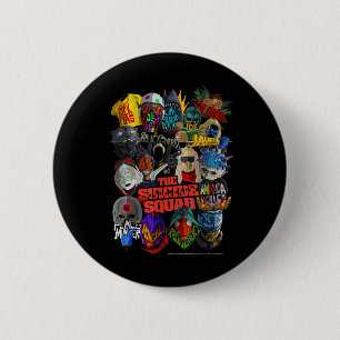 The Suicide Squad The Whole Squad Poster 6 Cm Round Badge