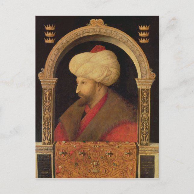 The Sultan Mehmet II  1480 Postcard (Front)