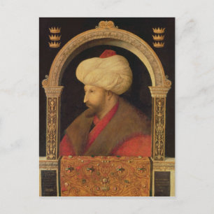 The Sultan Mehmet II  1480 Postcard