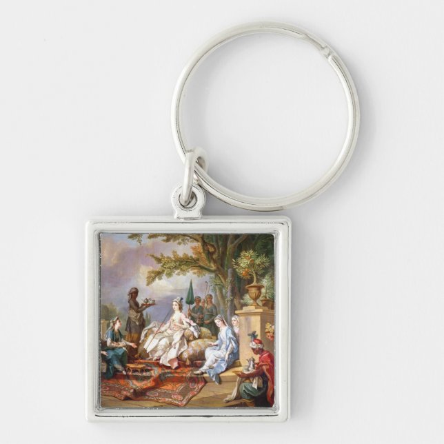 The Sultana Served by her Eunuchs Key Ring (Front)
