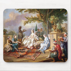 The Sultana Served by her Eunuchs Mouse Pad