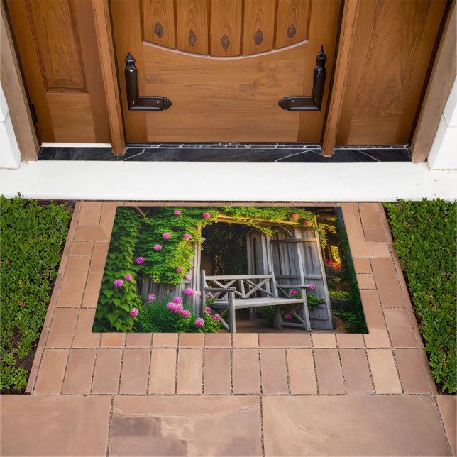 The Summer Garden Bench Doormat (Outdoor)