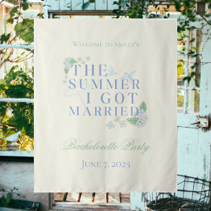 The Summer I Got Married - Coastal Bridal Tapestry