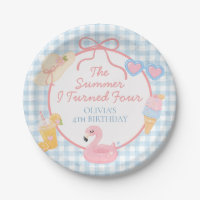 The Summer I Turned Four Coastal 4th Birthday