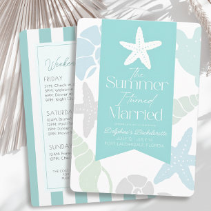 The Summer I Turned Married Bachelorette Weekend Invitation