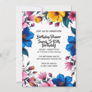 The Summer I Turned Pretty Birthday Invitation Tem