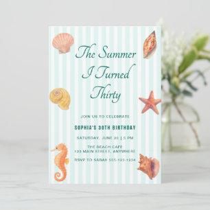 The Summer I Turned Thirty 30th Birthday Invitation