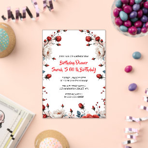 The Summer I Turned Thirty Invitation, Any Age  Acrylic Invitations