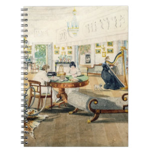 The Summer Room in the Artist's House at Patna, In Notebook