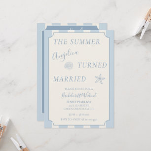The Summer She Turned Married Bachelorette Weekend Invitation