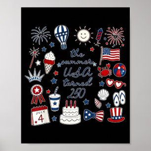 The Summer Usa Turned 250 Poster