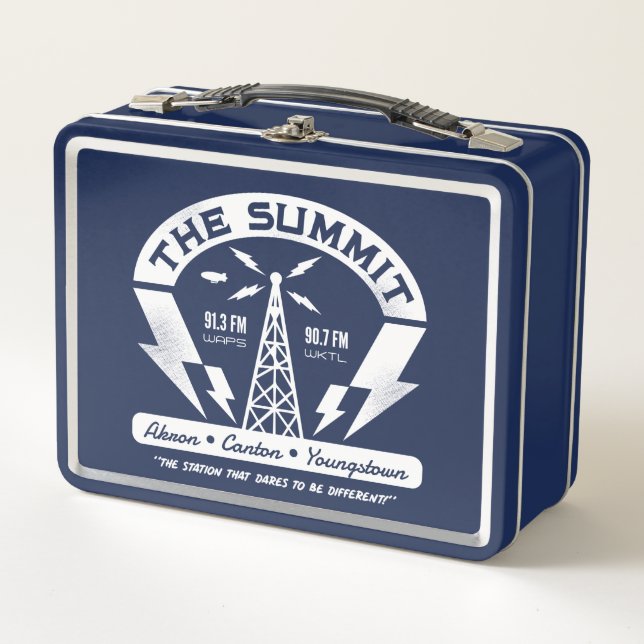The Summit FM Metal Vintage Lunchbox (Front)