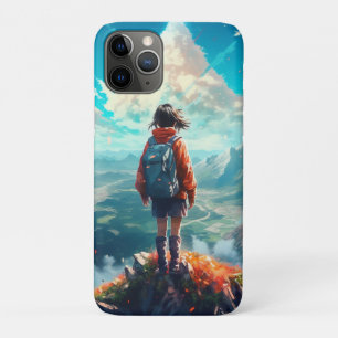 The Summit in Her Soul Anime Hiker Girl iPhone 11 Pro Case