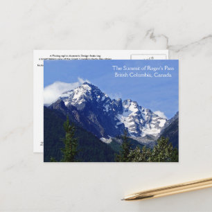 The Summit of Roger's Pass Post Card