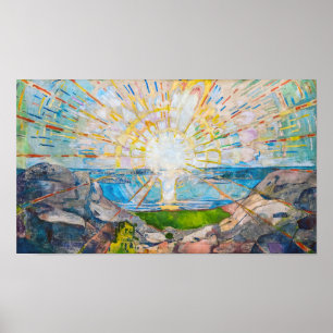 The Sun 1909 Edvard Munch Poster
