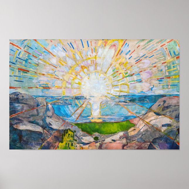The Sun 1909 | Edvard Munch | Poster (Front)