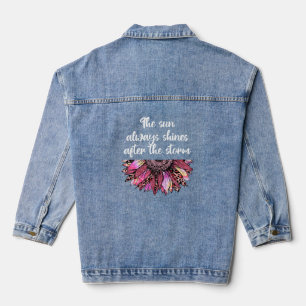 The sun always shines    denim jacket