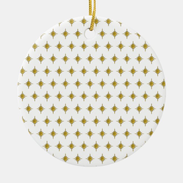 The Sun and Moon Ceramic Ornament (Front)
