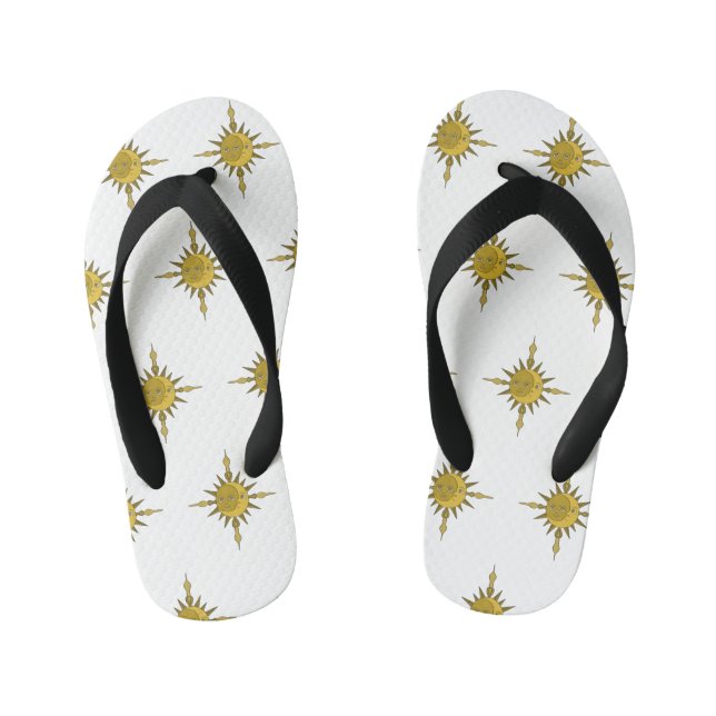The Sun and Moon Kid's Thongs (Footbed)