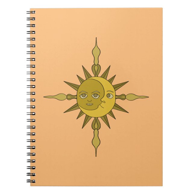 The Sun and Moon Notebook (Front)