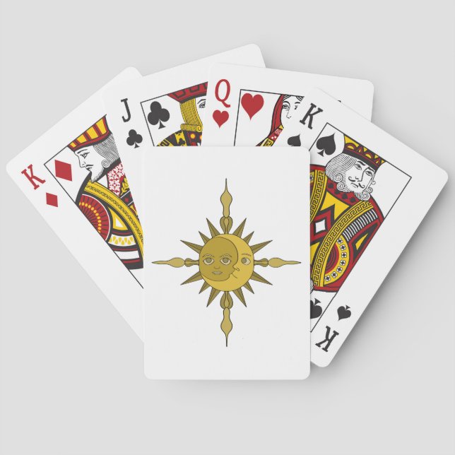 The Sun and Moon Playing Cards (Back)