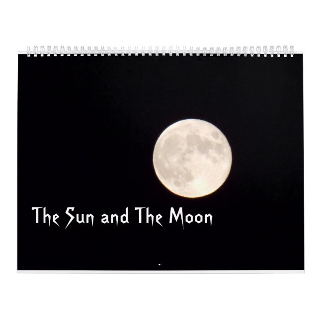 The Sun and The Moon Calendar 1 (Cover)