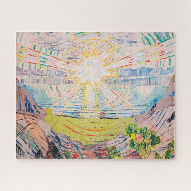 The Sun by Edvard Munch Jigsaw Puzzle (Horizontal)