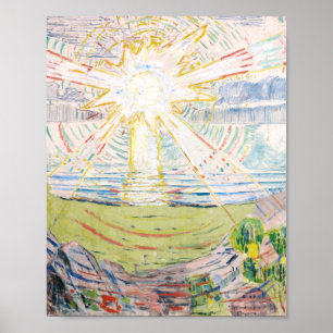 The Sun By Edvard Munch Poster