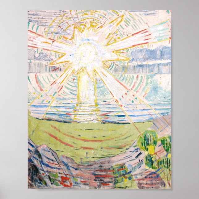 The Sun By Edvard Munch Poster (Front)