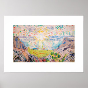 The Sun by Edvard Munch Poster