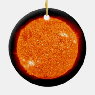 The Sun Ceramic Ornament