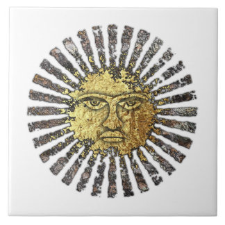 The Sun Ceramic Tile