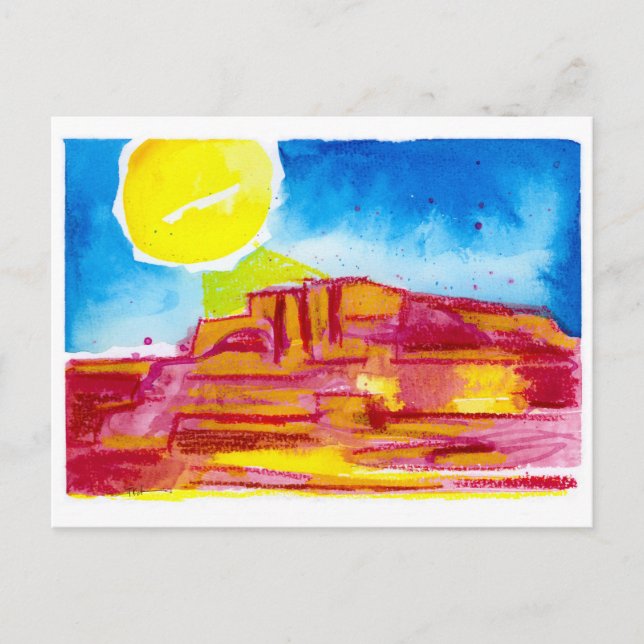 The Sun Doesn't Shine Only for You Postcard (Front)
